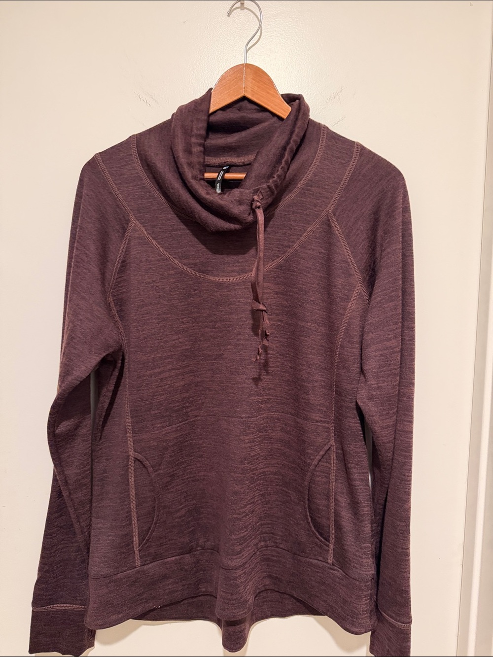 Kuhl Plum Cowl-Neck Pullover Sweater NWOT